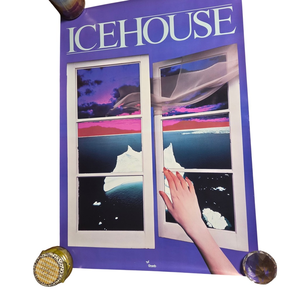 Icehouse Band Vintage 1981 Promo Album Poster Chrysalis Records 23x33 Rock